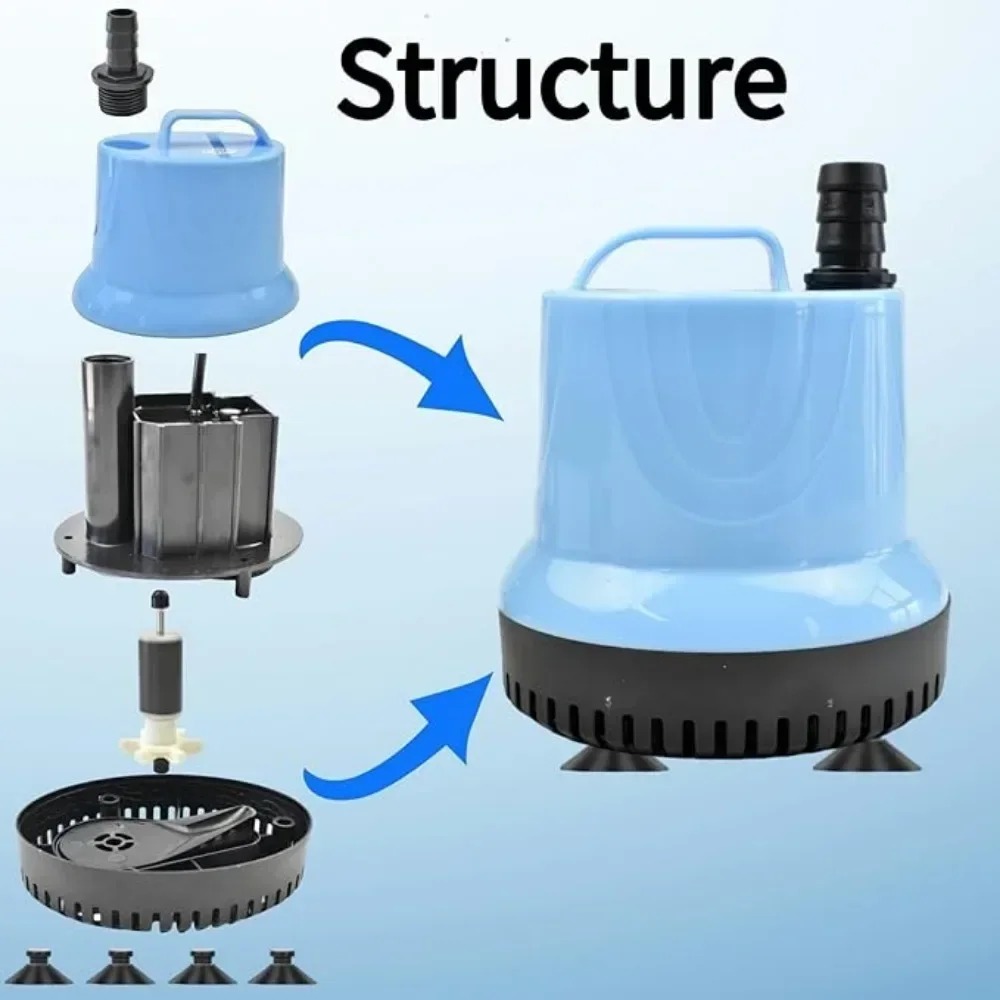 Marine Aquarium Nano - 5/15/35/55W with Pipe Submersible Water Pump