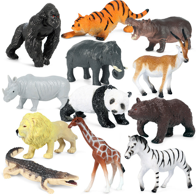 12Pcs Mini Wild Jungle Zoo Mar - Marine Zoo のレビューと価格