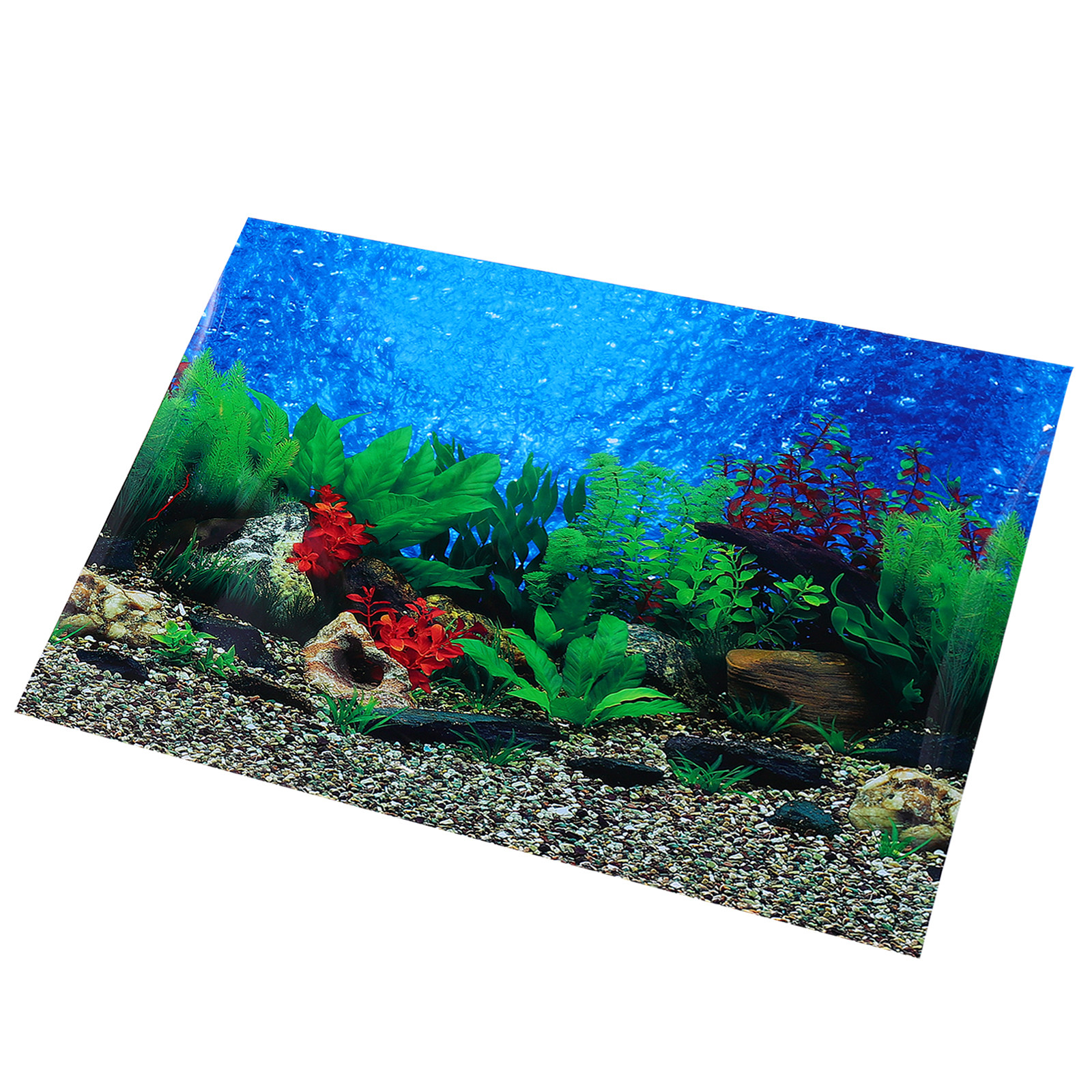 3D Fish Tank Sticker 60x102cm  - Marine Aquarium Wallpaper のレビューと価格