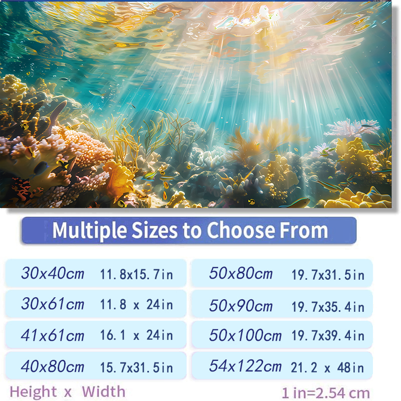 Aquarium Background Sticker Co - Marine Aquarium Wallpaper のレビューと価格