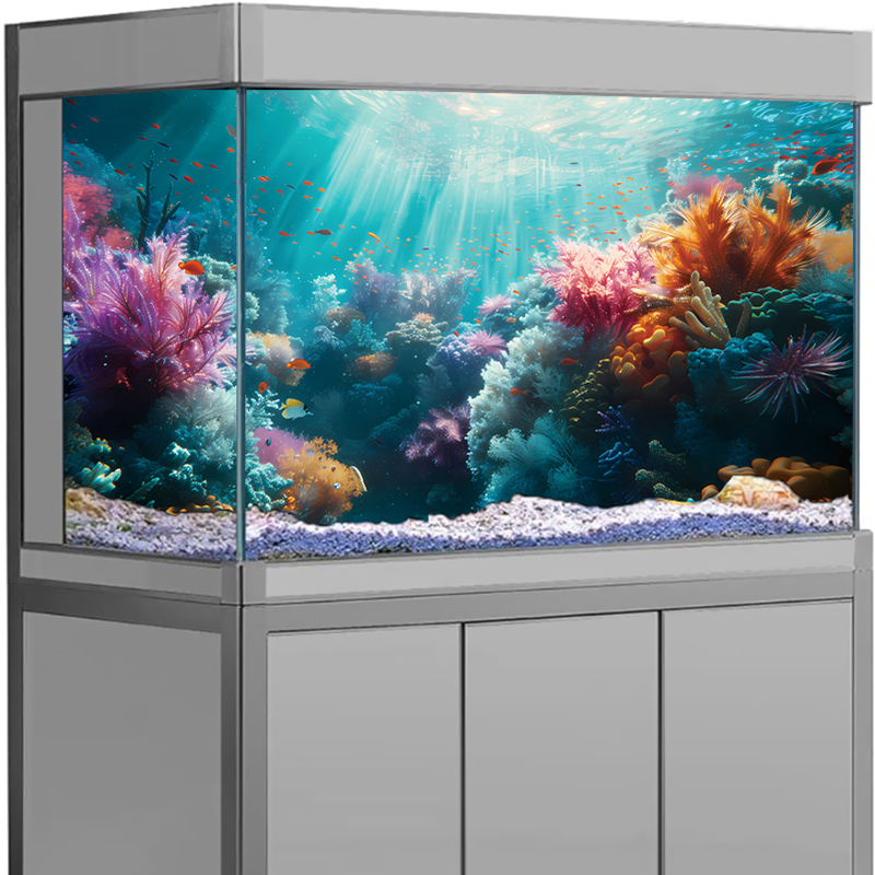 Aquarium Background Sticker Co - Marine Aquarium Wallpaper のレビューと価格