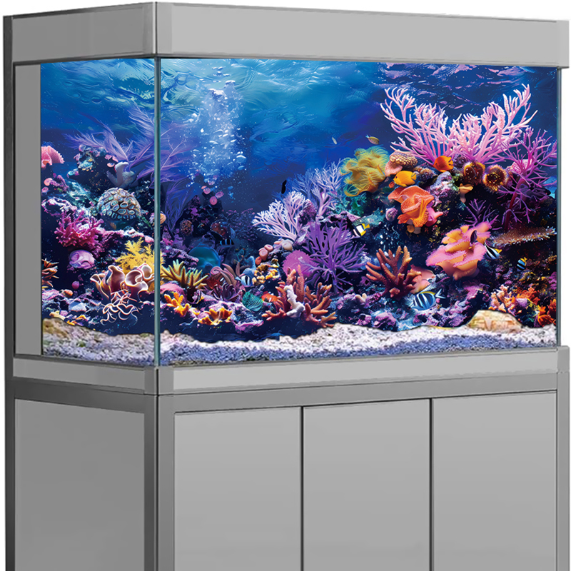 Aquarium Background Sticker Co - Marine Aquarium Wallpaper のレビューと価格